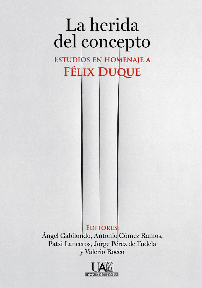 La herida del concepto, de Varios autores | portada del libro