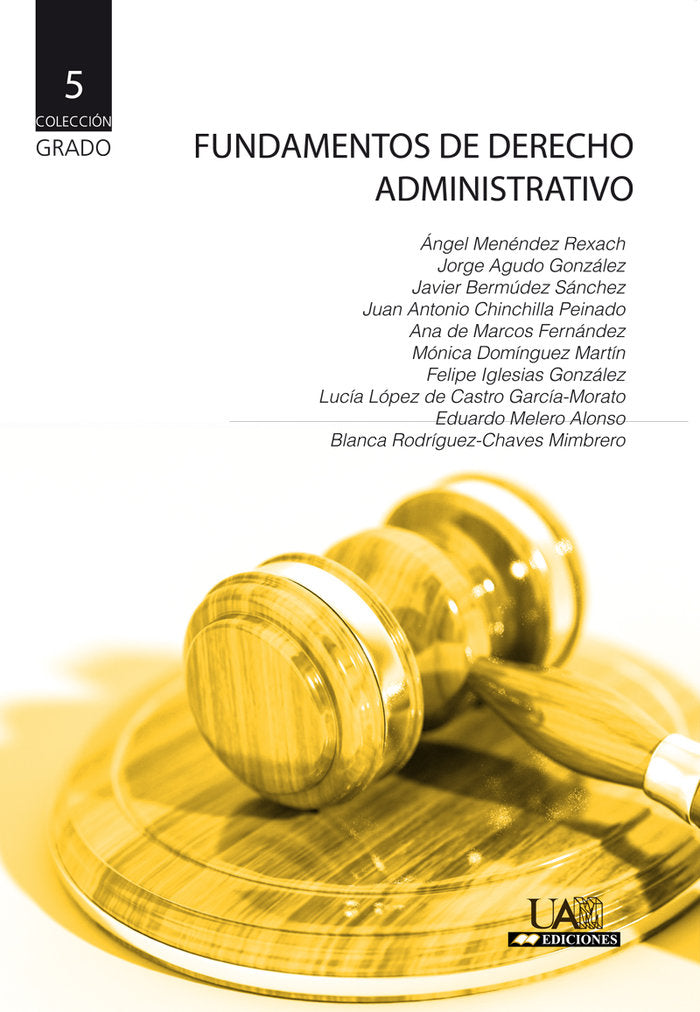 Fundamentos de Derecho Administrativo, de Varios autores | portada del libro
