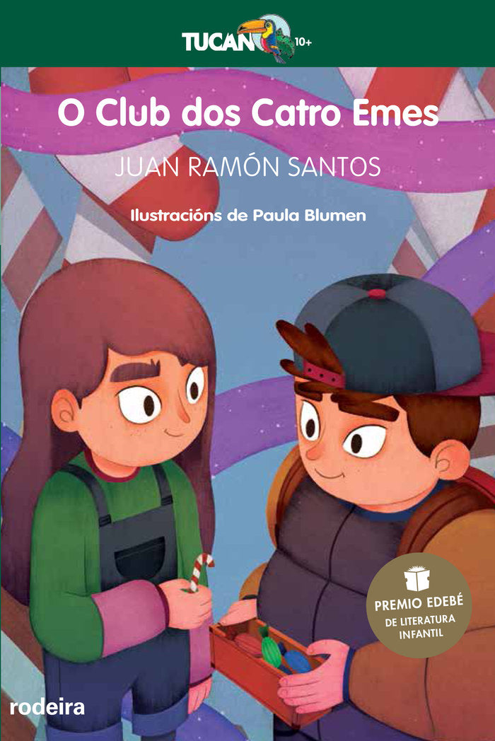 O Club dos Catro Emes (Premio EDEBÉ de Literatura Infantil 2021), de Santos Delgado, Juan Ramón | portada del libro