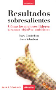 RESULTADOS SOBRESALIENTES, de GOTTFREDSON | portada del libro
