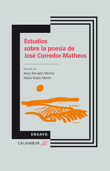 Estudios sobre la poesía de José Corredor-Matheos, de Barrajón Muñoz, Jesús | portada del libro