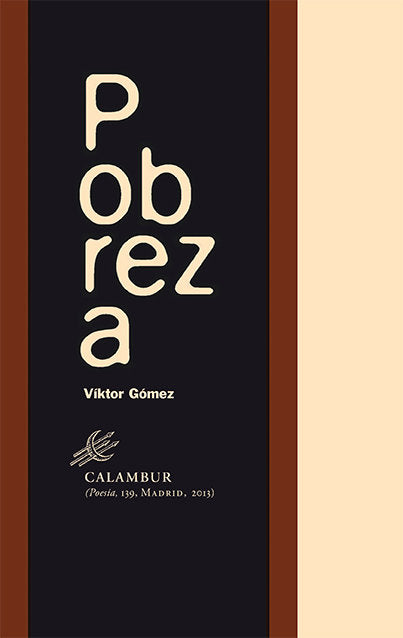 Pobreza, de Gómez Ferrer, Víctor Manuel | portada del libro