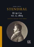 STENDHAL DIARIO VOL 2º 1805, de MARCELINO (ED.) ACEVEDO | portada del libro
