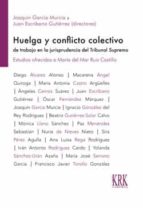 Huelga y conflicto colectivo de trabajo en jurisprudencia, de Joaquín García Murcia | portada del libro
