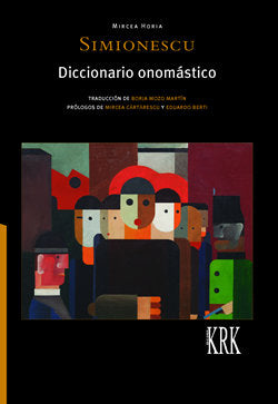 DICCIONARIO ONOMASTICO, de MIRCEA HORIA SIMIONESCU | portada del libro