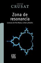 ZONA DE RESONANCIA, de Cristian Crusat | portada del libro