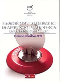 Situación y Perspectivas de la Actividad Emprendedora en la Región de Murcia, de ARAGÓN SÁNCHEZ | portada del libro