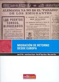 Migración de Retorno desde Europa, de VILAR RAMIREZ | portada del libro