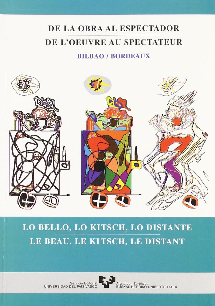 De la obra al espectador - De l'oeuvre au spectateur. Bilbao-Bordeaux. Lo bello, lo kitsch, lo dista, de Varios autores | por