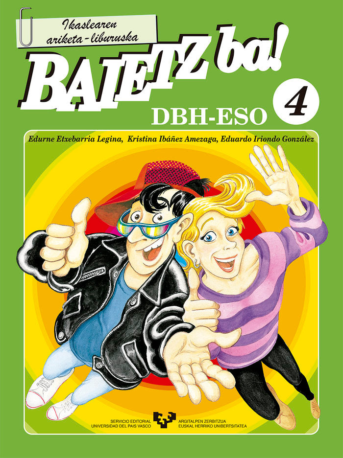 Baietz ba! 4. Ikaslearen ariketa-liburuska, de Etxebarria Legina, Edurne | portada del libro