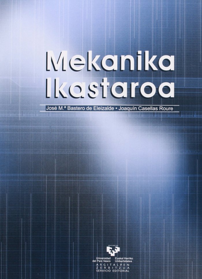 Mekanika ikastaroa, de Bastero de Eleizalde, José Mª | portada del libro