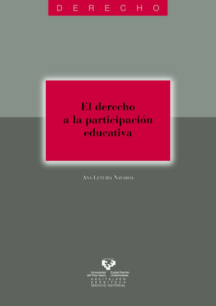 El derecho a la participación educativa, de Leturia Navaroa, Ana | portada del libro