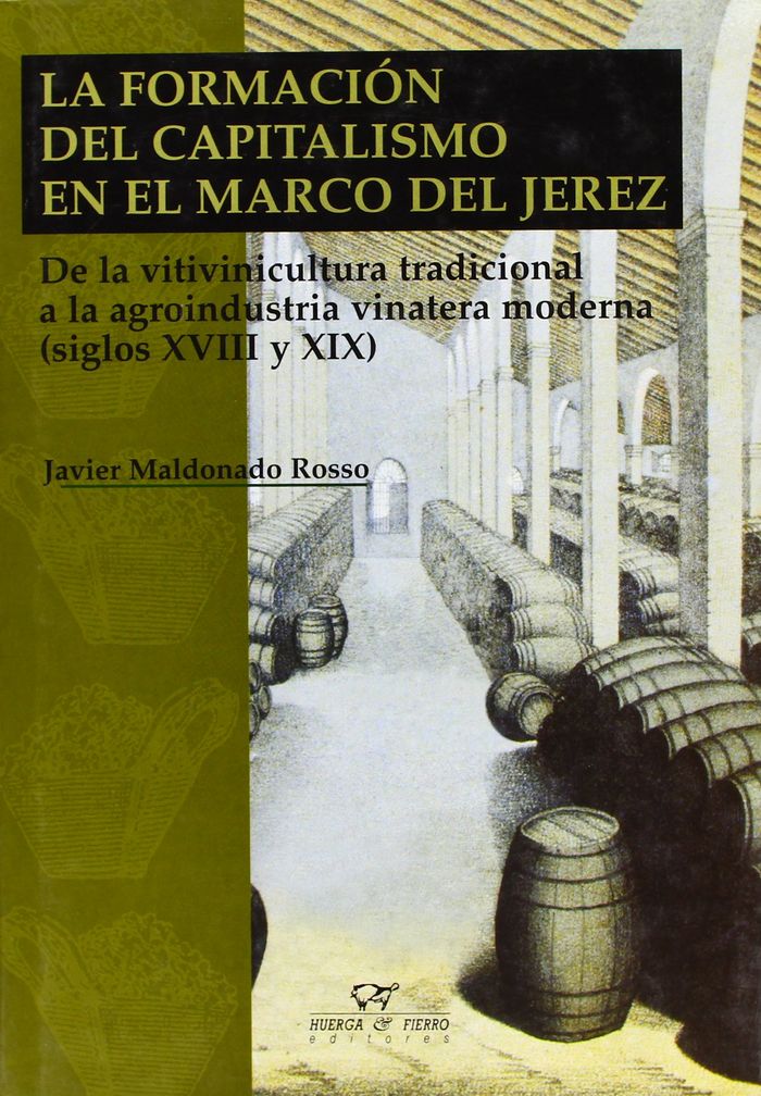 La formación del capitalismo en el marco de Jerez, de Maldonado Rosso | portada del libro