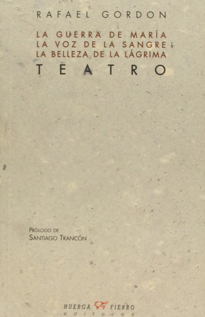 TEATRO, de GORDON | portada del libro