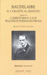 Baudelaire, su corazón al desnudo, de Feria Jaldón | portada del libro