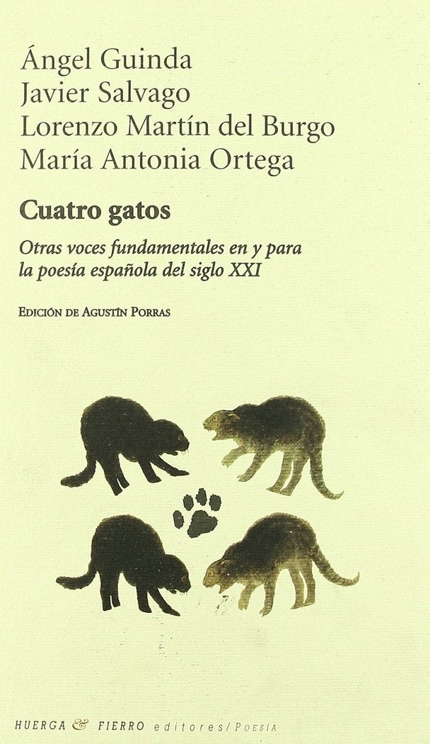 CUATRO GATOS, de GUINDA, ANGEL | portada del libro
