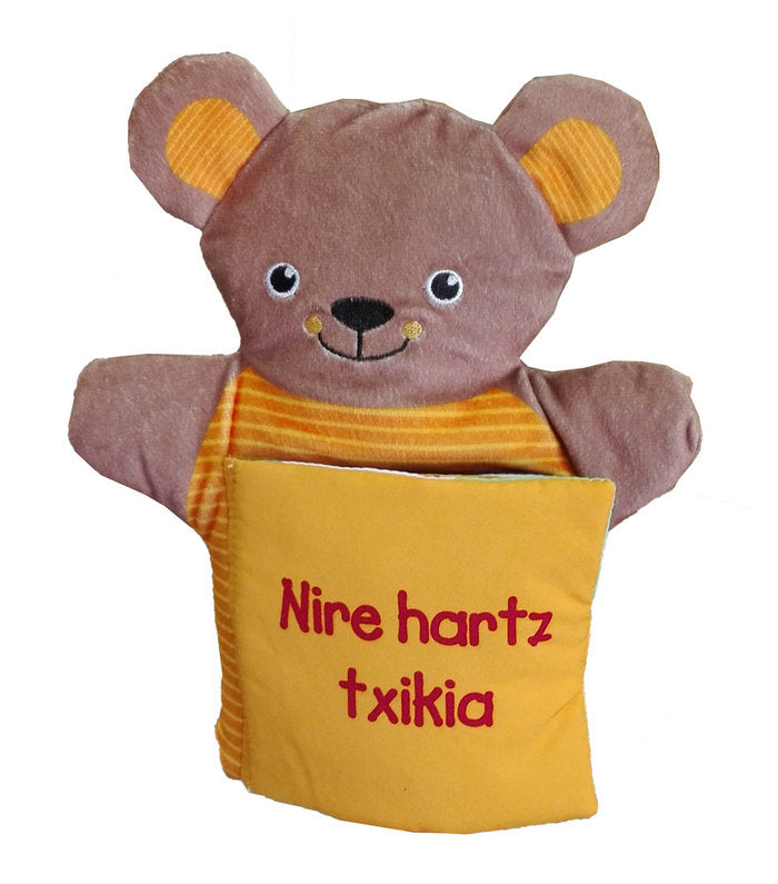 NIRE HARTZ TXIKIA (libro marioneta mi osito), de Ferri, Francesca | portada del libro