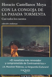 Con la congoja de la pasada tormenta, de Castellanos Moya | portada del libro