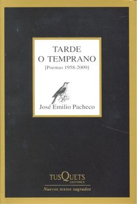 Tarde o temprano, de Pacheco | portada del libro