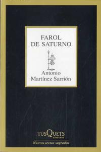 Farol de Saturno, de Martínez Sarrión (ed.), Antonio | portada del libro