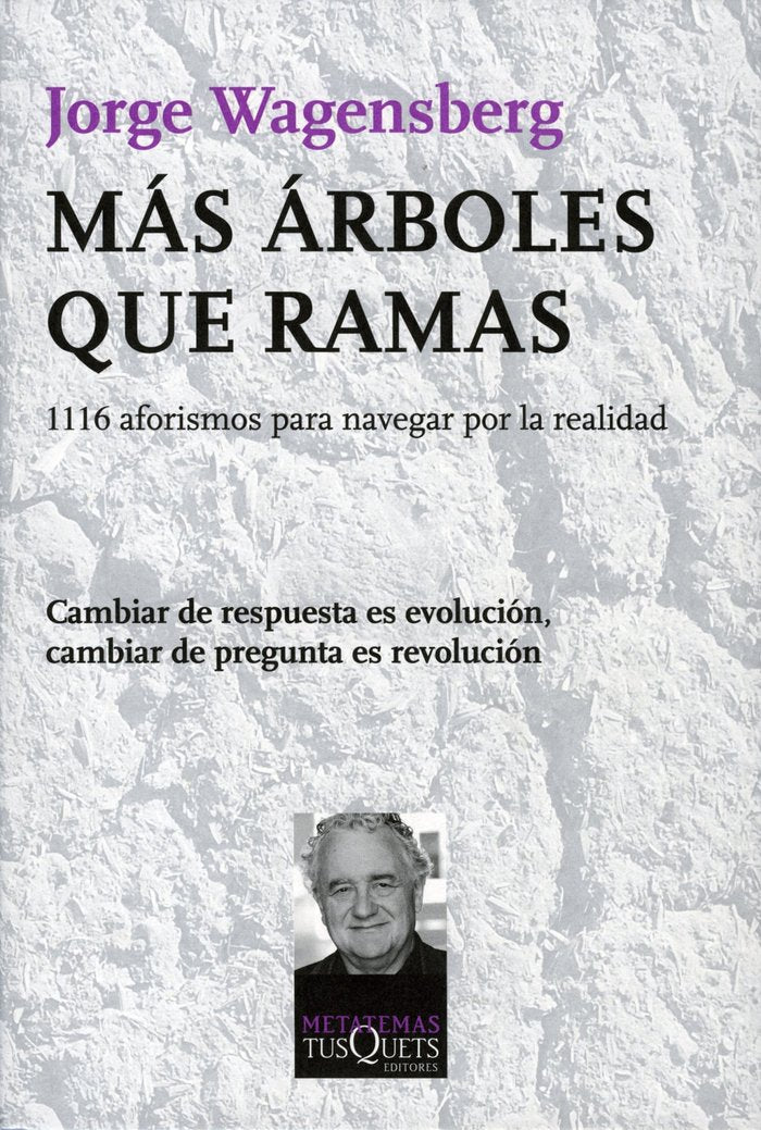 Más árboles que ramas, de Wagensberg | portada del libro