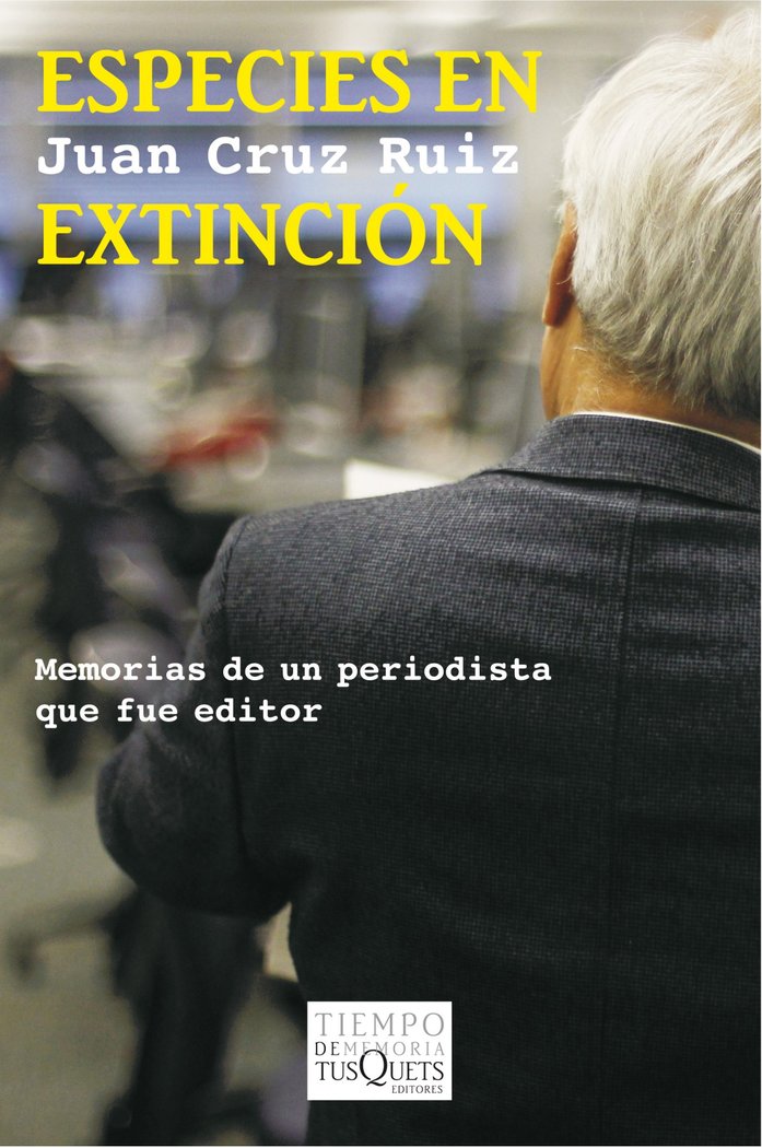 Especies en extinción, de Cruz Ruiz, Juan | portada del libro