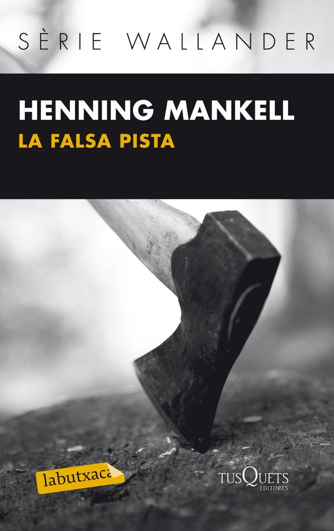 La falsa pista, de Mankell | portada del libro