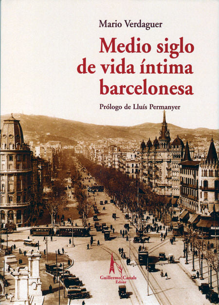 Medio siglo de vida íntima barcelonesa, de Verdaguer | portada del libro