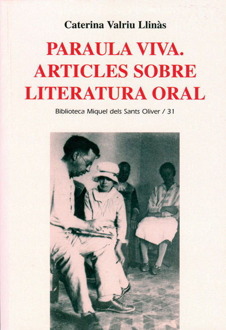 Paraula viva. Articles sobre poesia oral, de Valriu Llinàs | portada del libro