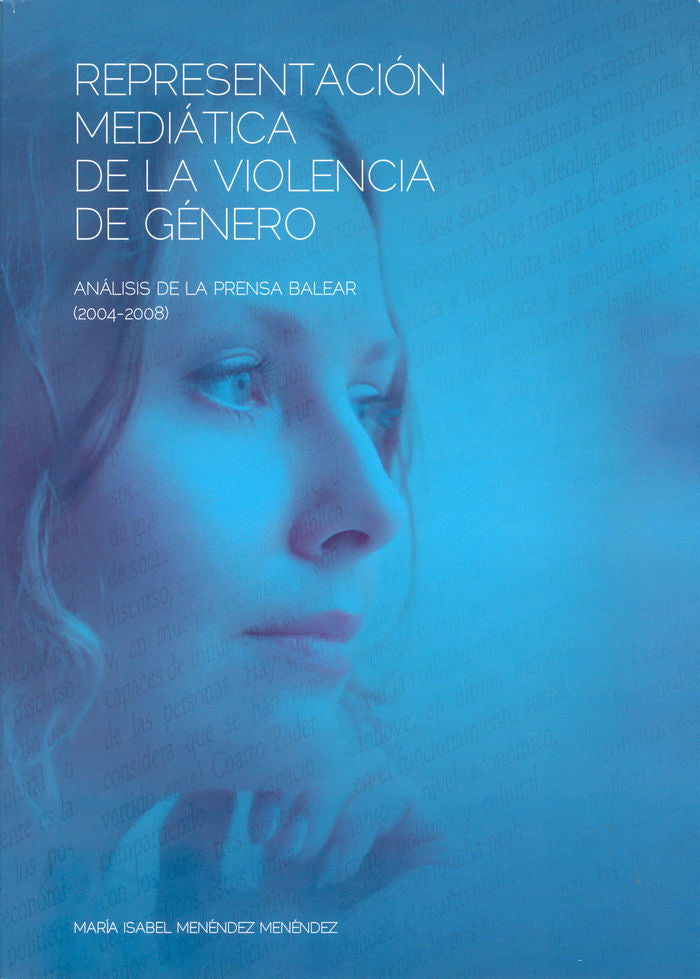 Representación mediática de la violencia de género, de Menéndez Menéndez | portada del libro