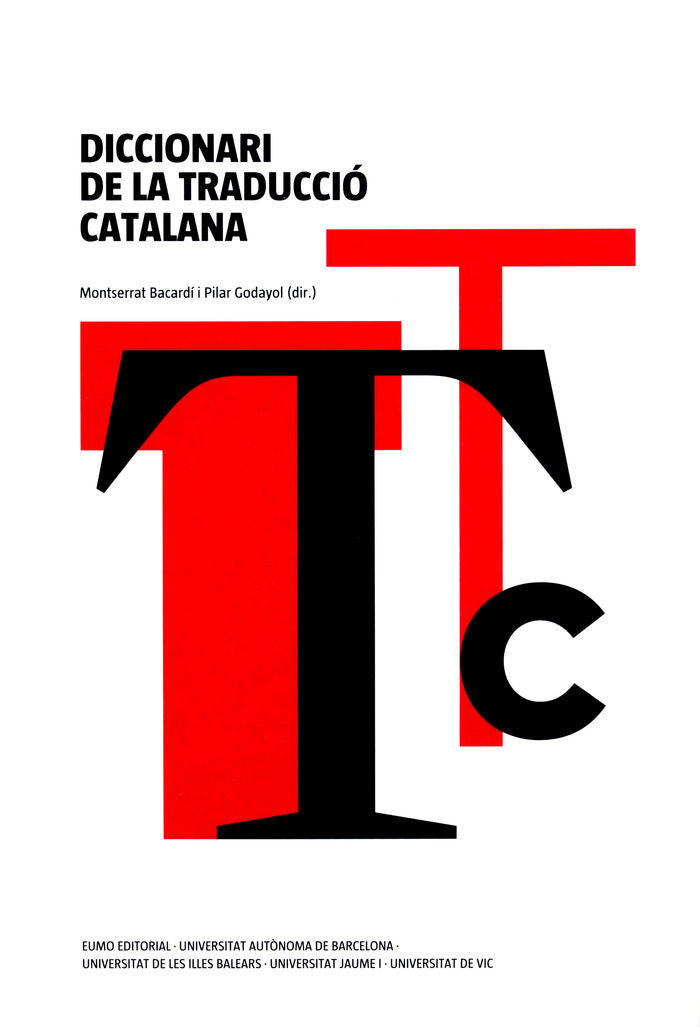 Diccionari de la traducció catalana, de Bacardí Tomàs, Montserrat | portada del libro