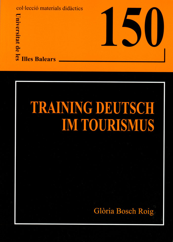 TRAINING DEUTSCH IM TOURISMUS, de BOSCH ROIG | portada del libro