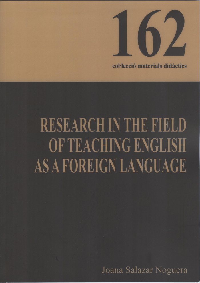 Research in the field of teaching english as a foreign language, de SALAZAR NOGUERA | portada del libro