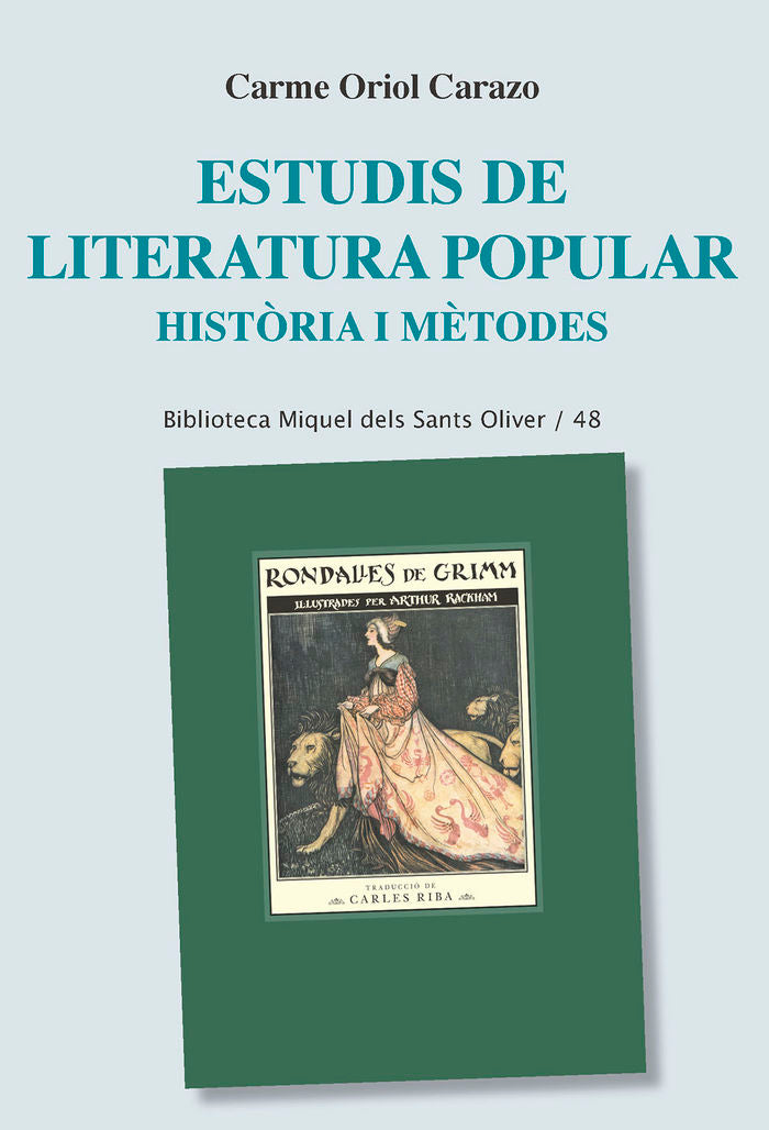 Estudis de literatura popular, de Oriol Carazo, Carme | portada del libro