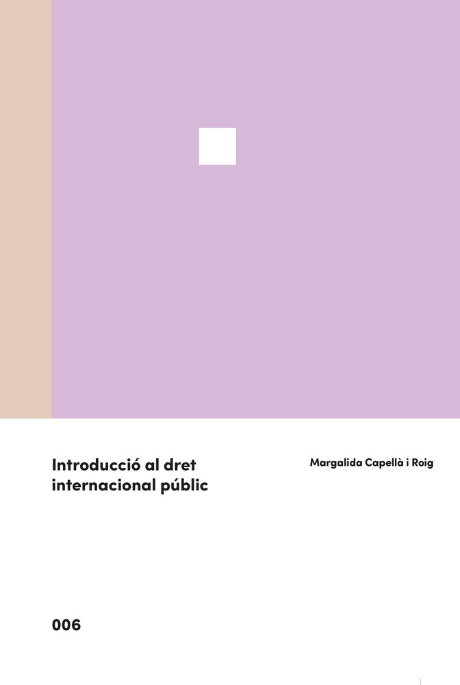 INTRODUCCIO AL DRET INTERNACIONAL PUBLIC, de CAPELL· I ROIG, MARGALIDA | portada del libro