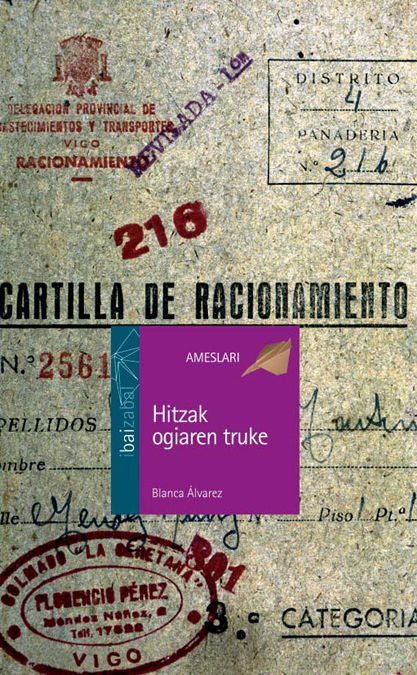 Hitzak ogiaren truke, de Álvarez | portada del libro
