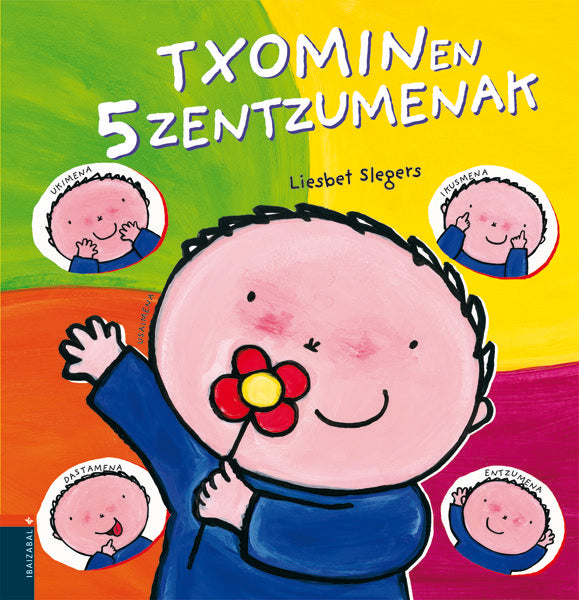 Txominen 5 zentzumenak, de Liesbet Slegers | portada del libro