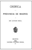Crónica General de España (Madrid), de Rosell, Cayetano | portada del libro