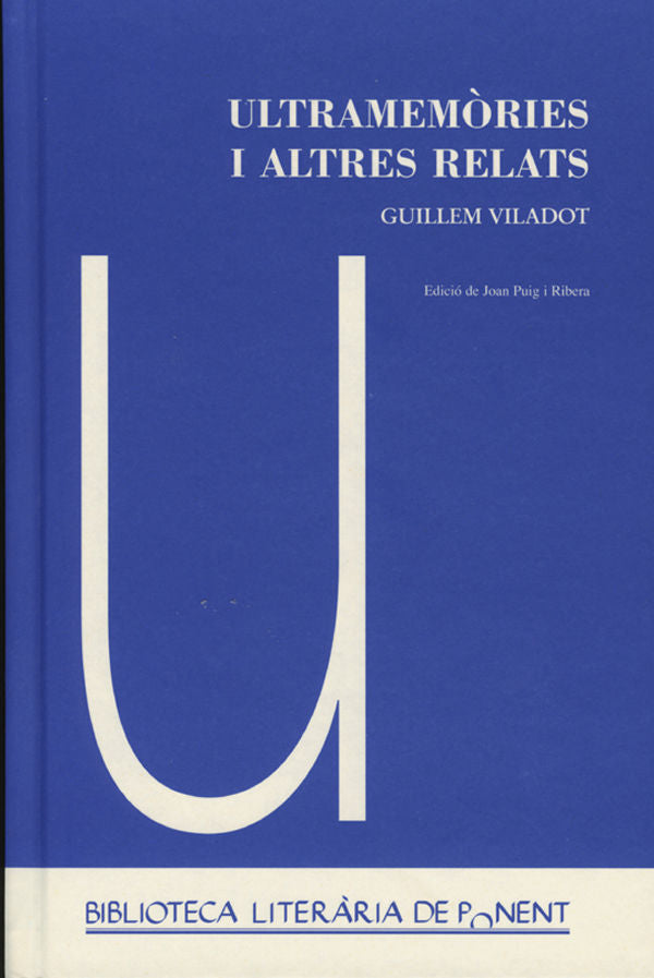 Ultramemòries i altres relats., de Puig i Ribera | portada del libro