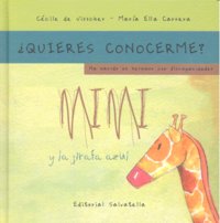 Mimi y la jirafa azul -t.d., de De Visscher, Cècile | portada del libro