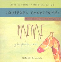 Mimi y la jirafa azul-rústica, de De Visscher | portada del libro