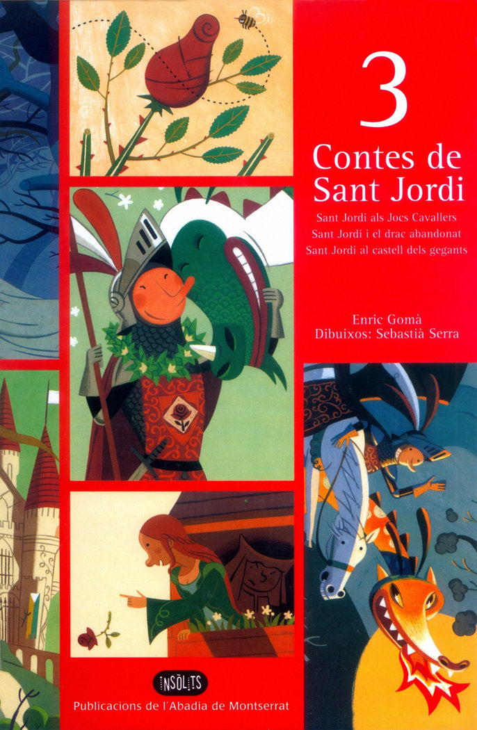 3 Contes de Sant Jordi, de GOM· I RIBAS, ENRIC | portada del libro