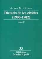 Dietari de les eixides (1900-1902). Volum 2, de Alcover i Sureda, Antoni Maria | portada del libro