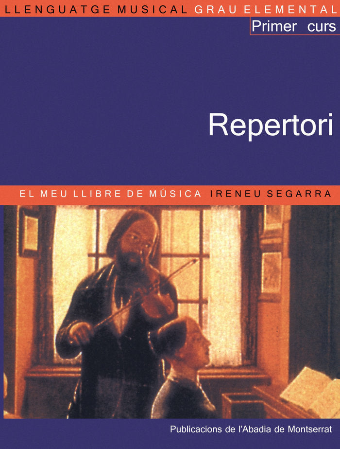 MEU LLIBRE DE MUSICA, LLENGUATGE MUSICAL, 1 EDUCACIO INFANTIL. REPERTORI, EL, de SEGARRA, IRENEU | portada del libro