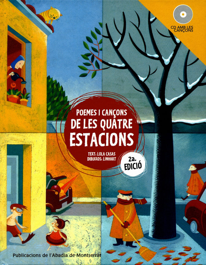 POEMES I CANÇONS DE LES 4 ESTACIONS, de CASAS | portada del libro