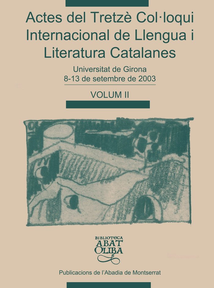 Actes del Tretzè Col·loqui Internacional de Llengua i Literatura Catalanes, Vol. 2, de Varios autores | portada del libro