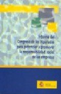 Informe del Congreso de los Diputados para potenciar y promover la responsabilidad social de las emp, de Varios autores | por