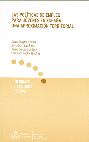 Las políticas de empleo para jóvenes en España. Una aproximación territorial., de Varios autores | portada del libro