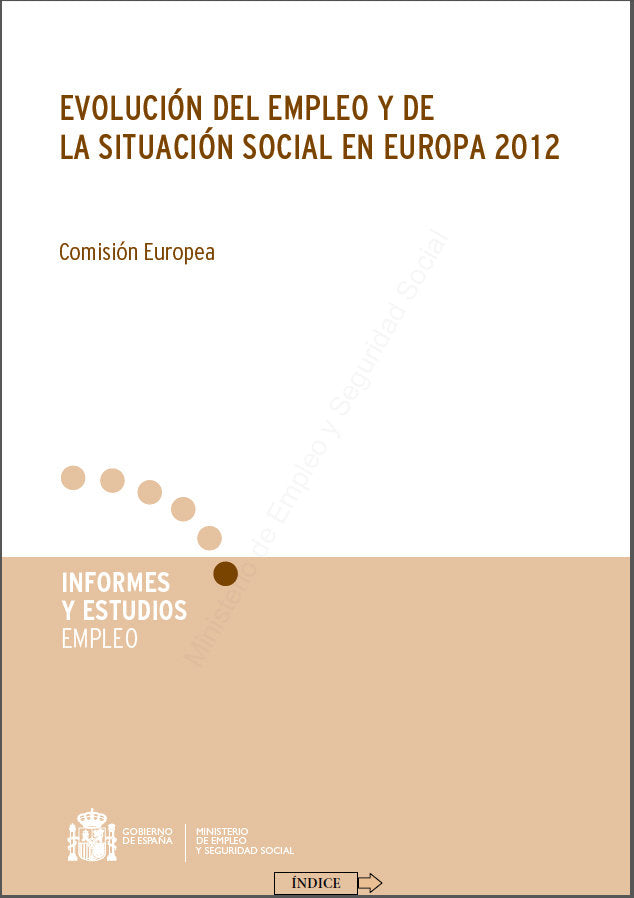 Evolución del empleo y de la situación social en Europa 2012., de Comisión Europea, Comisión Europea | portada del libro