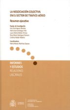 NEGOCIACION COLECTIVA EN EL SECTOR DEL TRAFICO AEREO. RESUMEN EJE, de ANA DOMINGUEZ MORALES | portada del libro